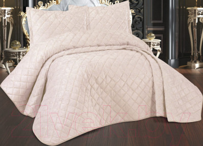 Набор текстиля для спальни DO&CO Amelia 250x260 / 11685 (бежевый)