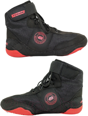 Обувь для борьбы BoyBo Fusion BB252 (р.35, черный/красный)