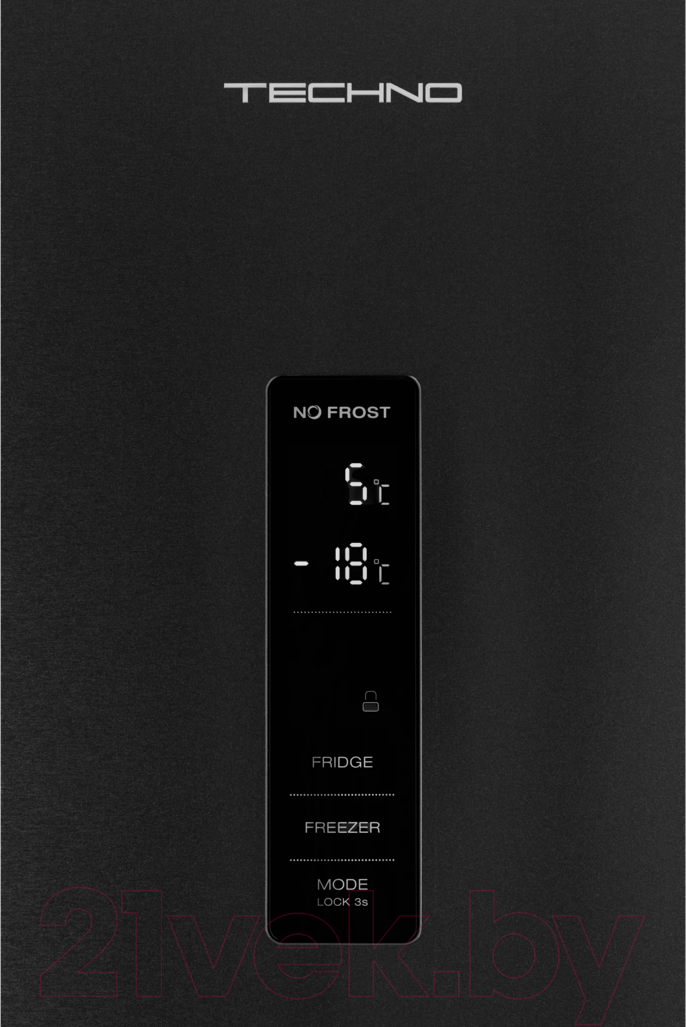Холодильник с морозильником TECHNO FN2-47S BI