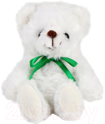 Мягкая игрушка Sima-Land Медведь с зеленым бантиком / 9546691