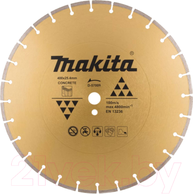 Отрезной диск алмазный Makita D-57009