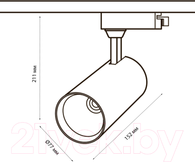 Трековый светильник Volpe ULB-Q276 32W/4000К / UL-00005941