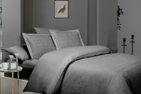 Комплект постельного белья DO&CO Royce 200x220 / 11683 (серый) - 