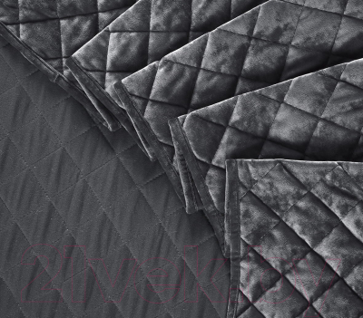 Набор текстиля для спальни Arya Valentine 180x240 (темно-серый)