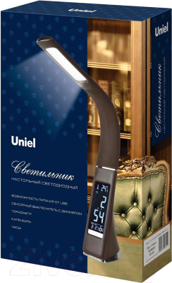 Настольная лампа Uniel TLD-542 / UL-00001817 (коричневый)