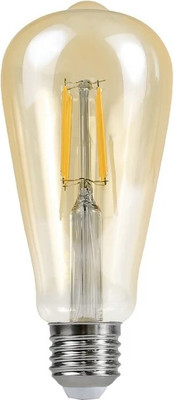 Лампа INhome LED-ST64-deco Gold 15Вт 230В Е27 3000К 1570Лм / 4690612050843 - 