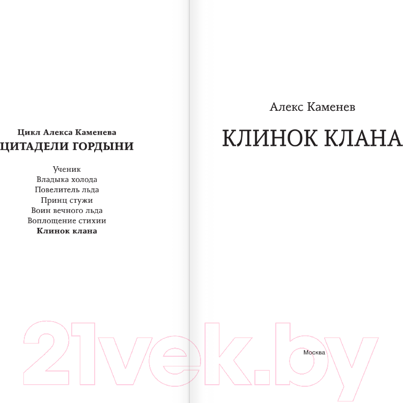 Художественная книга АСТ Клинок клана / 9785171487768 (Каменев А.) — фото 3