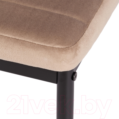 Стул Tetchair Easy Chair металл/вельвет 49x41x98 (бежевый/черный)