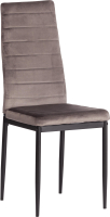 Стул Tetchair Easy Chair металл/вельвет 49x41x98 (темно-серый/черный) - 