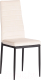 Стул Tetchair Easy Chair металл/вельвет 49x41x98 (светло-бежевый/черный) - 