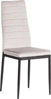 Стул Tetchair Easy Chair металл/вельвет 49x41x98 (светло-серый/черный) - 
