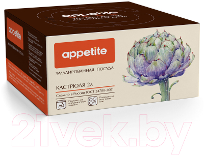 Кастрюля Appetite Peonies 1SD165S