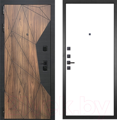 Входная дверь ГРАНИТ Континент 3 (86x205, левая)