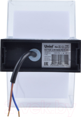 Бра уличное Uniel ULU-P26B-2x5W/4000K IP65 / UL-00010518