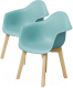 Набор стульев детских Kidwick Bergen / KW542625 (бирюзовый) - 