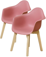 Набор стульев детских Kidwick Bergen / KW542725 (розовый) - 