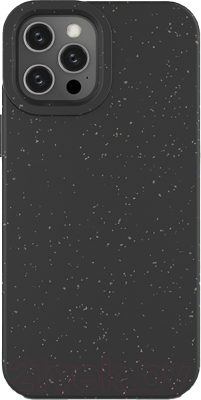 Чехол-накладка Case Recycle для iPhone 12 Pro (черный матовый)