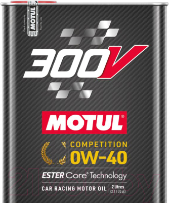 Моторное масло Motul 300V Competition 0W40 / 110857 (2л)