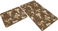 Набор ковриков для ванной и туалета Shahintex Vintage SH V002 50x80/50x50 / 458666 (шоколадный 37) - 