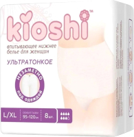 Впитывающее белье для женщин KIOSHI Ультратонкие впитывающие L/XL KPP102 (8шт) - 