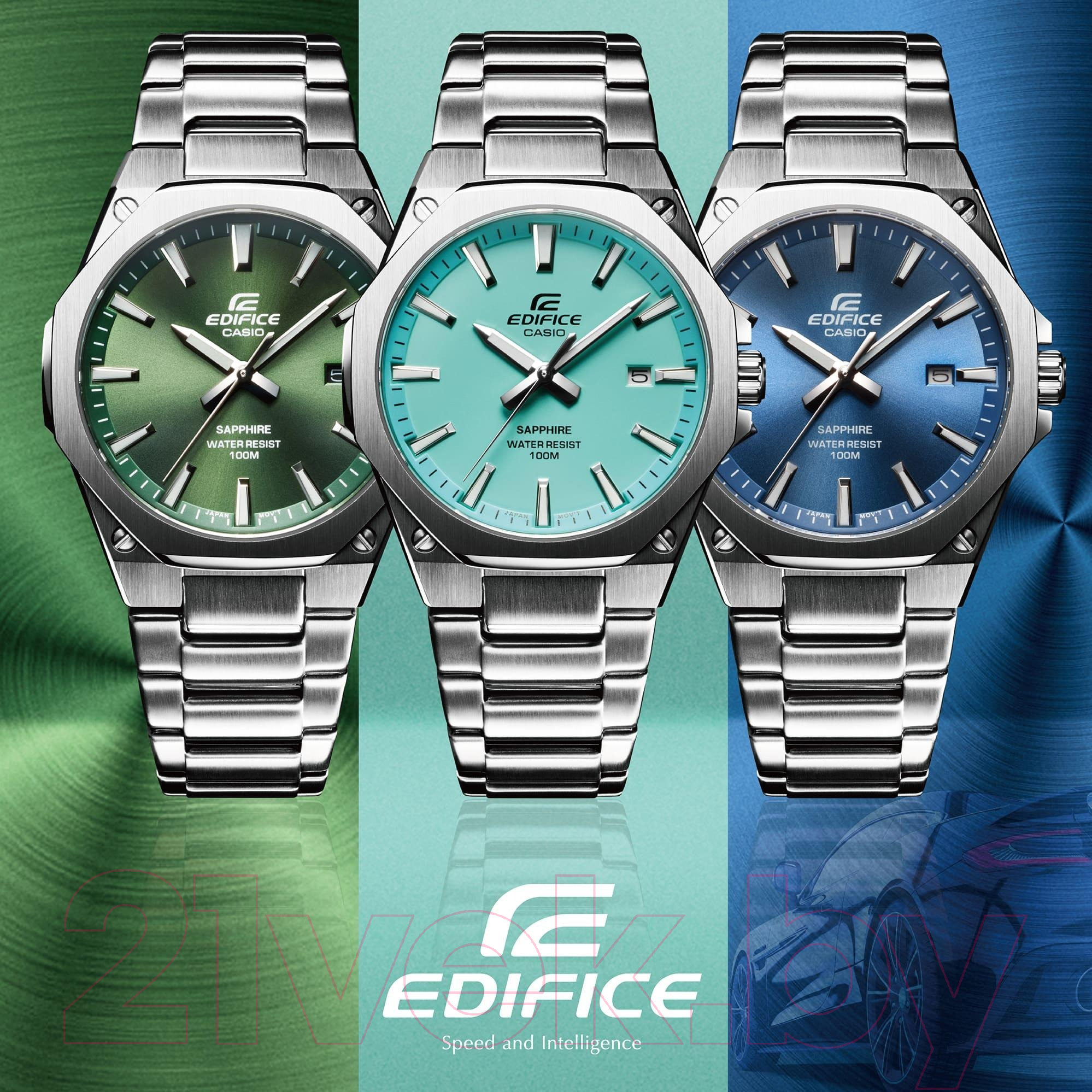 Часы наручные мужские Casio EFR-S108D-2A — фото 3