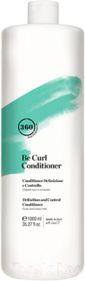 Кондиционер для волос Kaaral 360 Be Curl Дисциплинирующий для вьющихся и волнистых волос (1л)