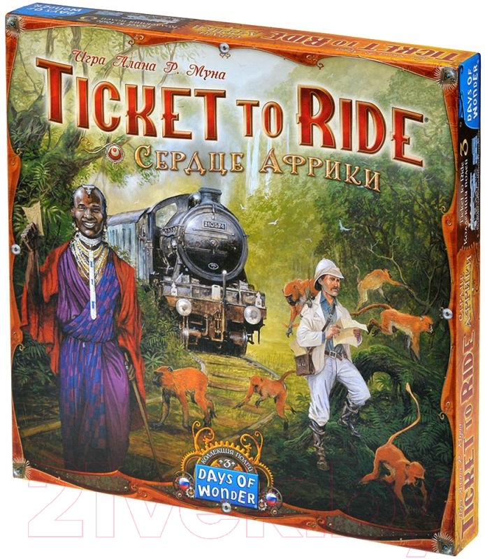 Дополнение к настольной игре Мир Хобби Ticket To Ride. Сердце Африки / 915781