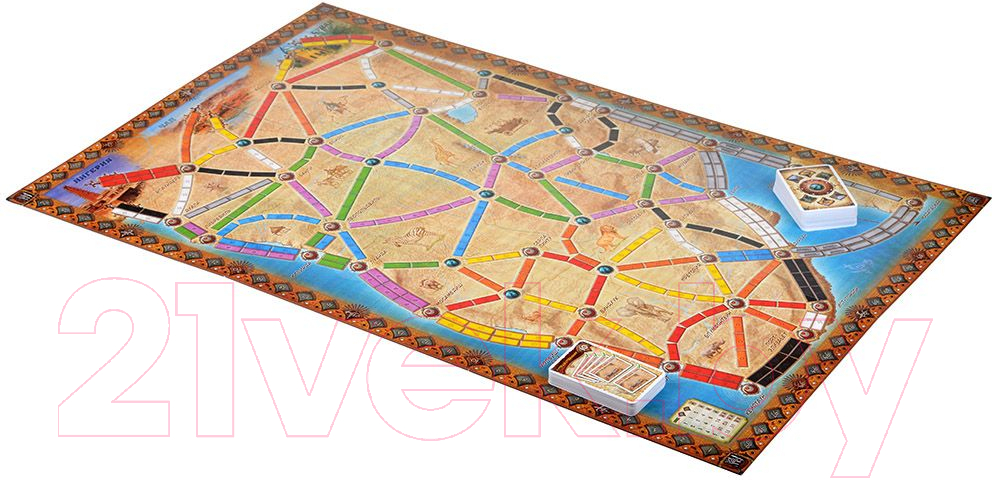 Дополнение к настольной игре Мир Хобби Ticket To Ride. Сердце Африки / 915781