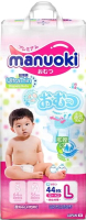 Подгузники детские Manuoki Ultrathin L от 12кг JPM007 (44шт) - 
