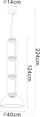 Потолочный светильник Divinare Trumpet 1242/06 SP-30