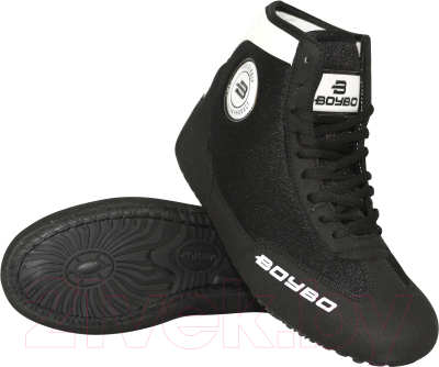 Обувь для борьбы BoyBo на толстой подошве/ BB250 (р.36, черный)