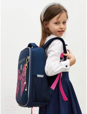 Школьный рюкзак Grizzly RAw-396-7 (синий)