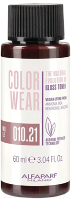 Крем-краска для волос Alfaparf Milano Color Wear Gloss Toner тон 010.21 (60мл)