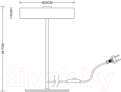 Прикроватная лампа Arte Lamp Elnath A5038LT-3WH