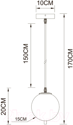 Потолочный светильник Arte Lamp Freddie A2231SP-1PB