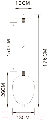 Потолочный светильник Arte Lamp Freddie A2232SP-1PB