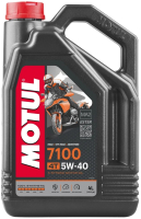 Моторное масло Motul 7100 4T 5W40 / 104086 (4л) - 