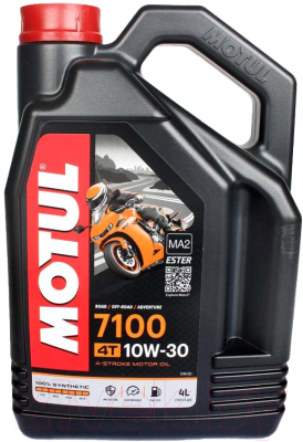 Моторное масло Motul 7100 4T 10W30 / 104090 (4л)