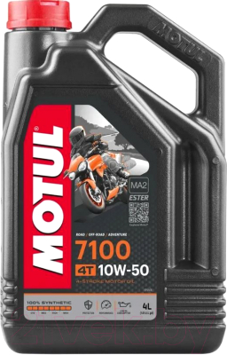 Моторное масло Motul 7100 4T 10W50 / 104098 (4л)