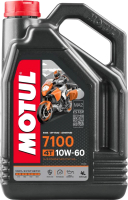 Моторное масло Motul 7100 4T 10W60 / 104101 (4л) - 