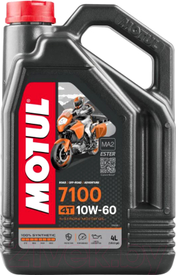 Моторное масло Motul 7100 4T 10W60 / 104101 (4л)