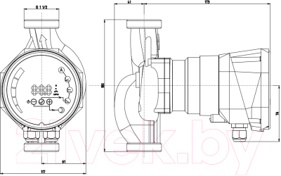 Циркуляционный насос IMP PUMPS NMT Smart II 25/80-180