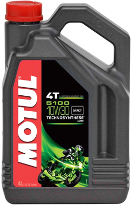 Моторное масло Motul 5100 4T 10W30 / 104063 (4л)