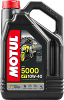 Моторное масло Motul 5000 4T 10W40 / 104056 (4л) - 