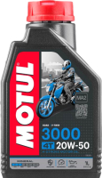 Моторное масло Motul 3000 4T 20W50 / 107318 (1л) - 
