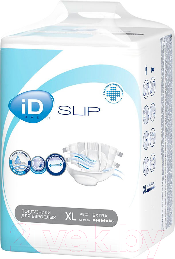 Подгузники для взрослых ID Slip Basic