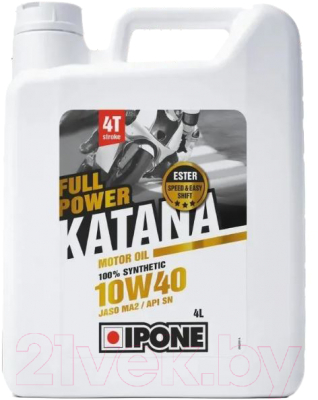 Моторное масло Ipone Full Power Katana Synthetic 10W40 / 800361 (4л)