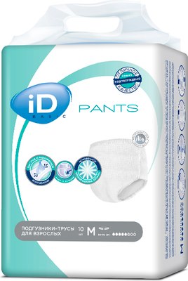 

Трусы впитывающие для взрослых, Pants Basic M
