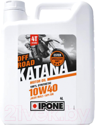Моторное масло Ipone Katana Off Road Synthetic 10W40 / 800368 (4л)