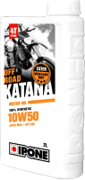 Моторное масло Ipone Katana Off Road Synthetic 10W50 / 800365 (2л) - 